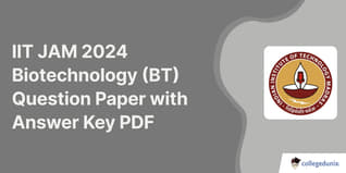 IIT JAM 2024 Biotechnology (BT) Question Paper (Available)- Download Solution pdf with Answer Key